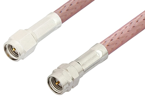 SMA Male to Reverse Thread SMA Male Cable Using RG142 Coax