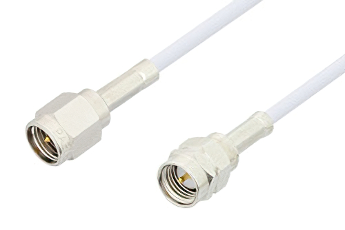 SMA Male to Reverse Thread SMA Male Cable Using RG188 Coax, RoHS