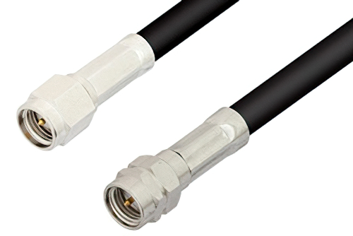 SMA Male to Reverse Thread SMA Male Cable Using RG223 Coax, RoHS