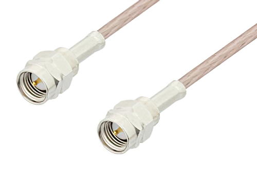 Reverse Thread SMA Male to Reverse Thread SMA Male Cable 12 Inch Length Using RG316 Coax