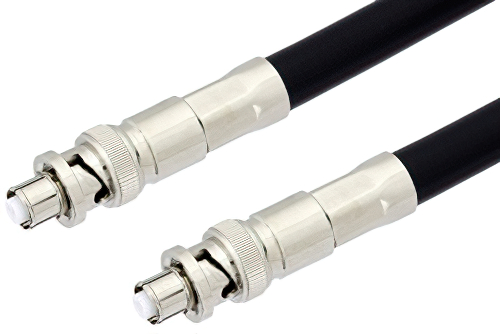 SHV Plug to SHV Plug Cable Using RG213 Coax , LF Solder