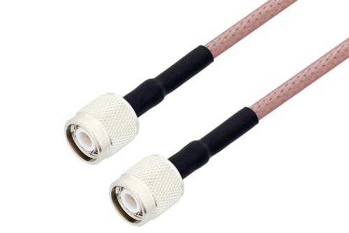 TNC Male to TNC Male Cable Using RG142 Coax with HeatShrink