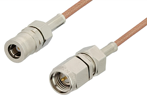 SMA Male to SMB Plug Cable 6 Inch Length Using RG178 Coax