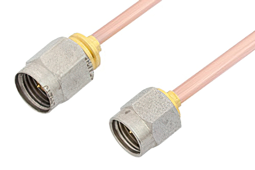 2.92mm Male to 2.4mm Male Cable Using RG405 Coax, RoHS