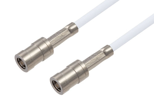 SMB Plug to SMB Plug Cable 24 Inch Length Using RG188 Coax