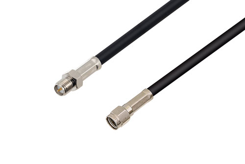 Reverse Polarity SMA Plug to Reverse Polarity SMA Jack Cable Using RG223 Coax