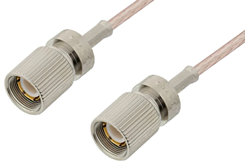 75 Ohm 1.6/5.6 Plug to 75 Ohm 1.6/5.6 Plug Cable 36 Inch Length Using 75 Ohm RG179 Coax