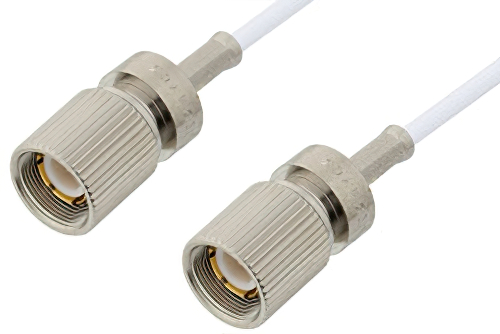 75 Ohm 1.6/5.6 Plug to 75 Ohm 1.6/5.6 Plug Cable 24 Inch Length Using 75 Ohm RG187 Coax