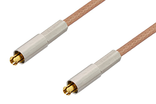 MC-Card Plug to MC-Card Plug Cable 12 Inch Length Using RG178 Coax