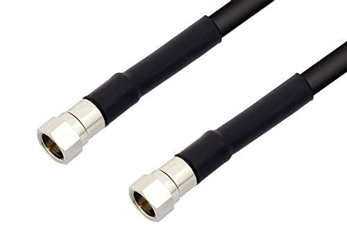 75 Ohm F Male to 75 Ohm F Male Cable 72 Inch Length Using 75 Ohm RG6-CATV Coax