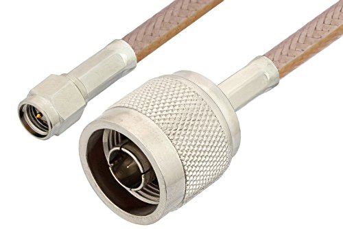 USA-CA RG400 N MALE to N MALE Coaxial RF Pigtail Cable 