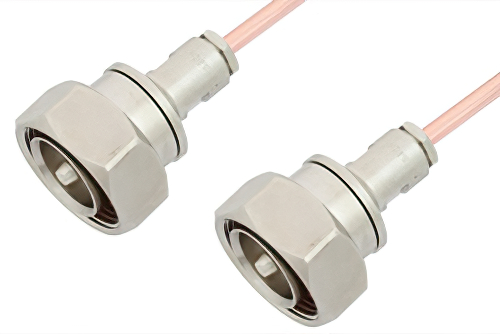 7/16 DIN Male to 7/16 DIN Male Cable Using RG402 Coax