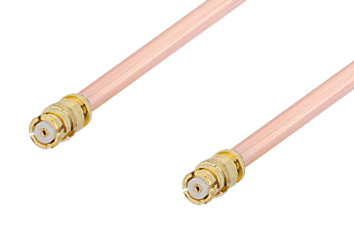 SMP Female to SMP Female Cable Using RG405 Coax