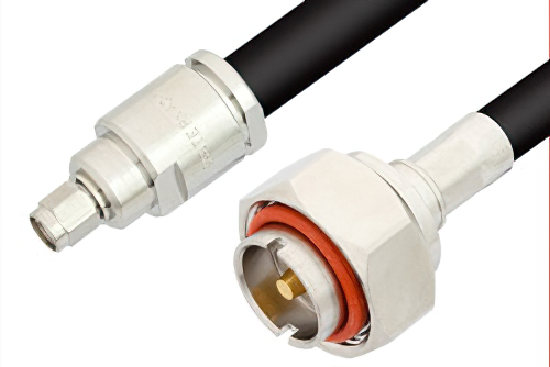 SMA Male to 7/16 DIN Male Cable Using RG213 Coax, RoHS