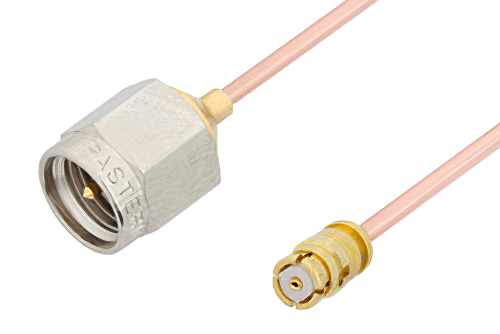 SMA Male to SMP Female Cable 12 Inch Length Using PE-047SR Coax