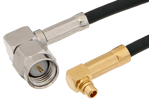Antenna Cable Connector MMCX Male Right Angle RG-174 