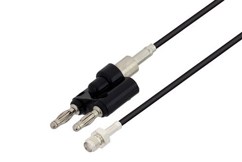 SMA Female to Banana Plug Cable Using RG174 Coax