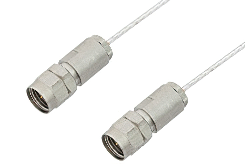 1.85mm Male to 1.85mm Male Cable Using PE-SR047FL Coax, RoHS