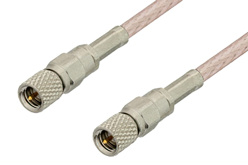 10-32 Male to 10-32 Male Cable 60 Inch Length Using RG316 Coax