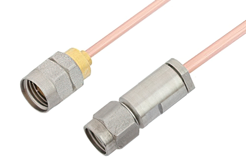 3.5mm Male to 1.85mm Male Cable Using RG405 Coax, RoHS