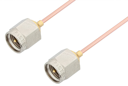 SMA Male to SMA Male Cable 24 Inch Length Using PE-047SR Coax