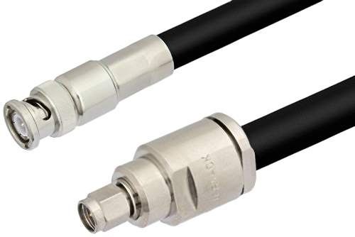 SMA Male to BNC Male Cable 60 Inch Length Using RG213 Coax
