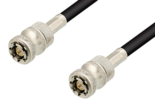 QD SMA Male to QD SMA Male Cable 36 Inch Length Using RG58 Coax