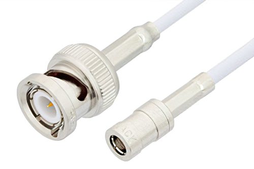 SMB Plug to BNC Male Cable 72 Inch Length Using RG188 Coax