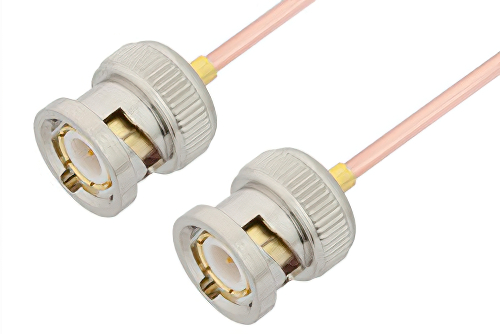 BNC Male to BNC Male Cable 48 Inch Length Using RG405 Coax