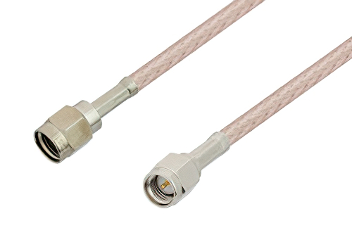 SMA Male to Reverse Polarity SMA Male Cable 60 Inch Length Using RG316-DS Coax