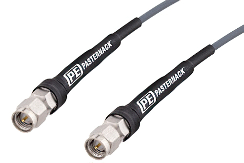 SMA Male to SMA Male Test Cable 60 Inch Length Using PE-P102 Coax