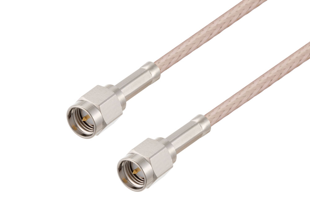 USA-CA RG316 DS TNC MALE to SMA MALE ANGLE Coaxial RF Pigtail Cable