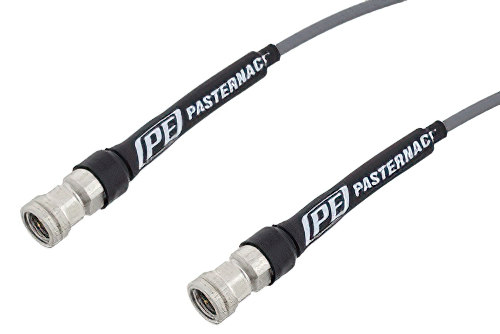 2.4mm Male to 2.4mm Male Test Cable 100 cm Length Using PE-P102 Coax, RoHS