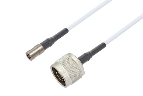 SMB Plug to N Male Cable Using RG188 Coax with HeatShrink