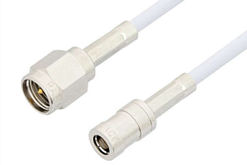 SMA Male to SMB Plug Cable 12 Inch Length Using RG188 Coax