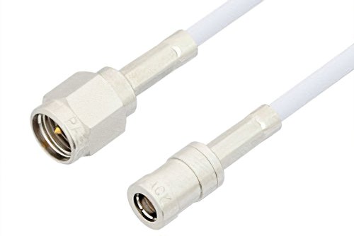 SMA Male to SMB Plug Cable Using RG188 Coax, RoHS