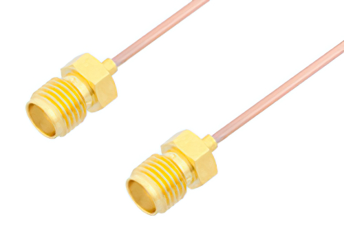 SMA Female to SMA Female Cable Using PE-047SR Coax