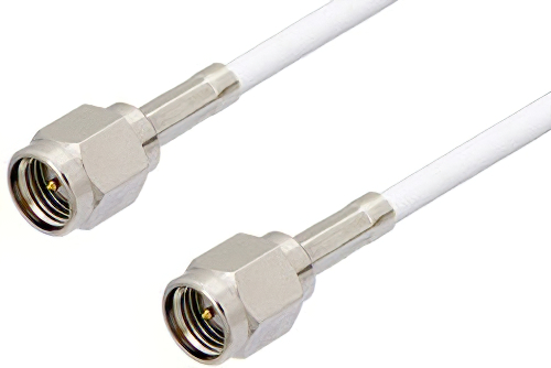 SMA Male to SMA Male Cable 60 Inch Length Using RG188-DS Coax