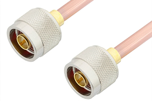 N Male to N Male Cable 48 Inch Length Using RG401 Coax, RoHS
