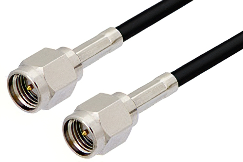 SMA Male to SMA Male Cable 36 Inch Length Using PE-C100-LSZH Coax