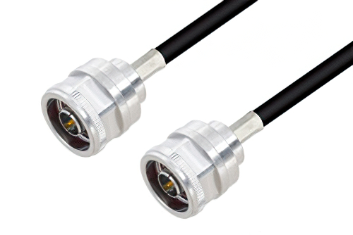 N Male to N Male Cable 48 Inch Length Using PE-C195 Coax, RoHS