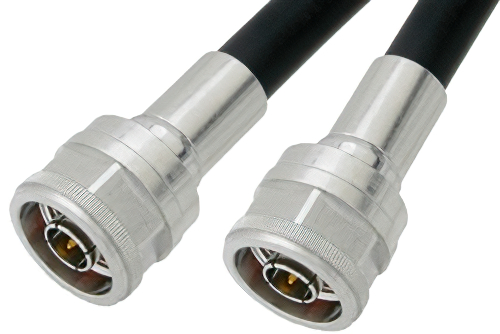 N Male to N Male With Knurl Cable 48 Inch Length Using PE-C400 Coax