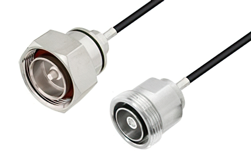 7/16 DIN Male to 7/16 DIN Female Cable 72 Inch Length Using PE-C195 Coax