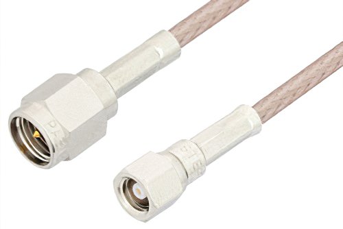 SMA Male to SMC Plug Cable 6 Inch Length Using RG316 Coax