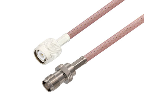 TNC Male to TNC Female Cable 60 Inch Length Using RG142 Coax