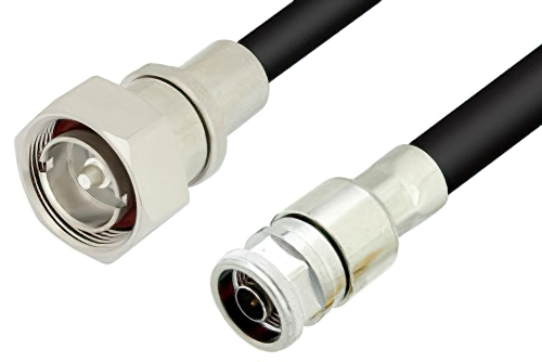 7/16 DIN Male to N Male Cable Using PE-C600 Coax , LF Solder