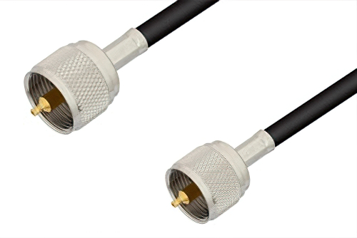 UHF Male to UHF Male Cable 60 Inch Length Using RG223 Coax, RoHS