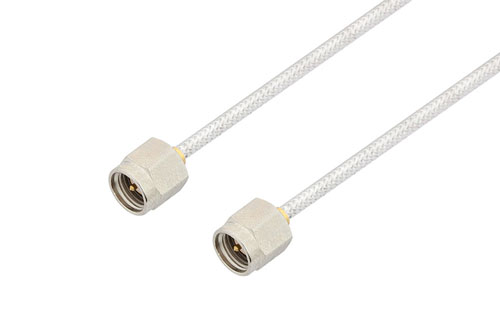 SMA Male to SMA Male Cable 12 Inch Length Using PE-SR405FL Coax