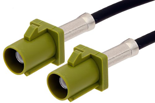 Curry FAKRA Plug to FAKRA Plug Cable Using RG174 Coax