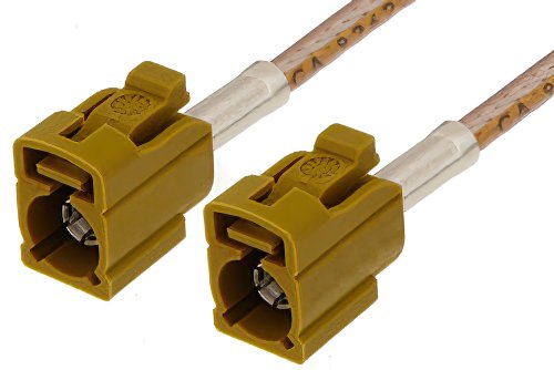 Curry FAKRA Jack to FAKRA Jack Cable Using RG316 Coax